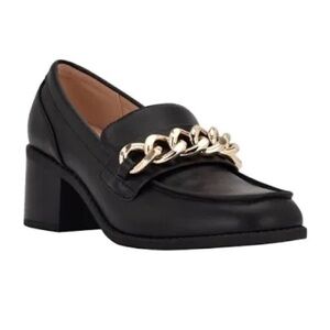 Bandolino Misha Loafer - black gold - size 6